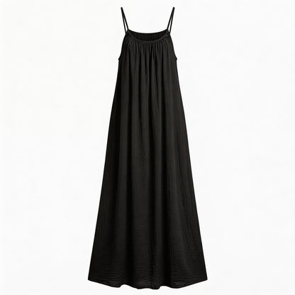 Camille | Women’s Polyester Sleeveless Backless Maxi Dress