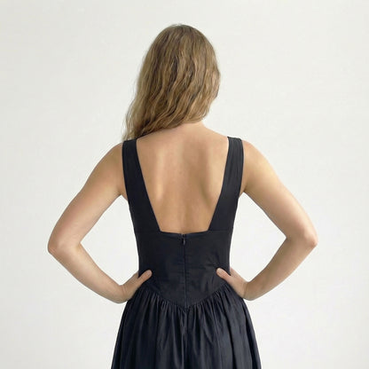 Celine | Plunge Midi Dress