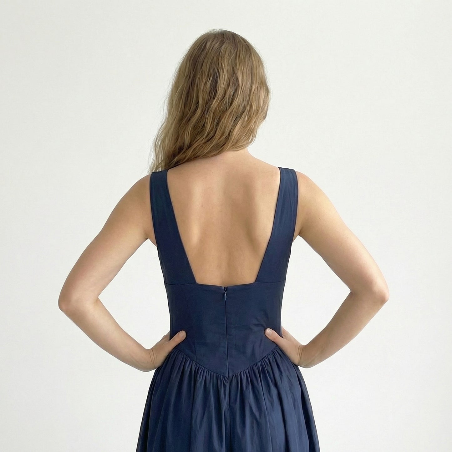 Celine | Plunge Midi Dress