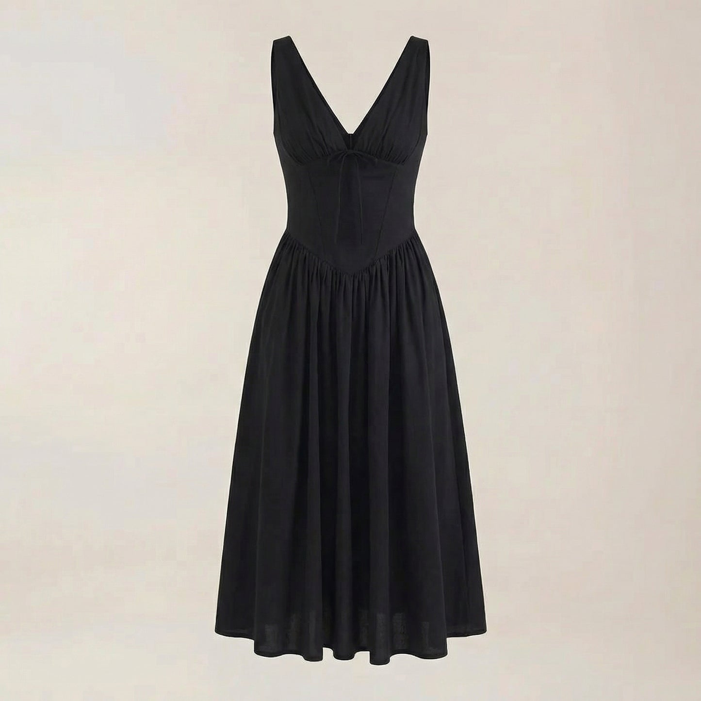 Celine | Plunge Midi Dress