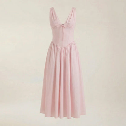 Celine | Plunge Midi Dress
