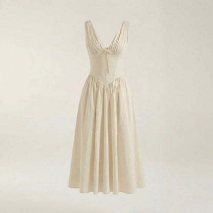 Celine | Plunge Midi Dress