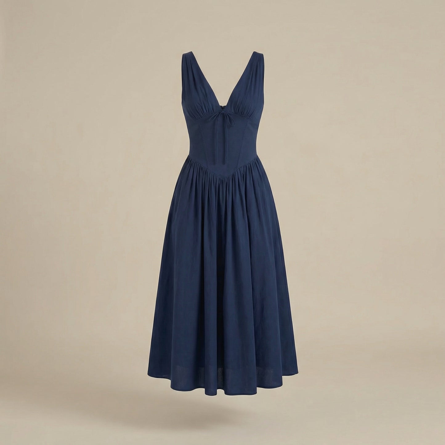 Celine | Plunge Midi Dress
