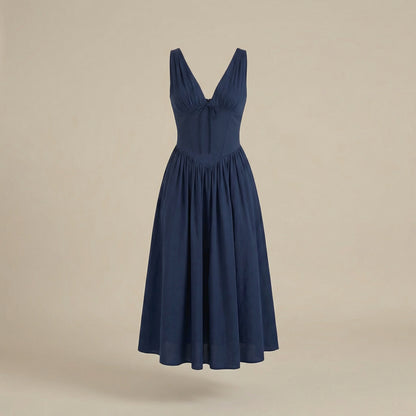 Celine | Plunge Midi Dress