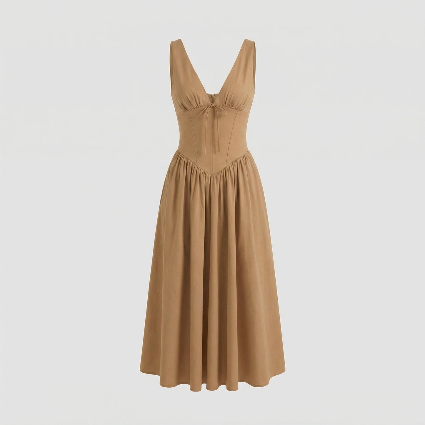 Celine | Plunge Midi Dress