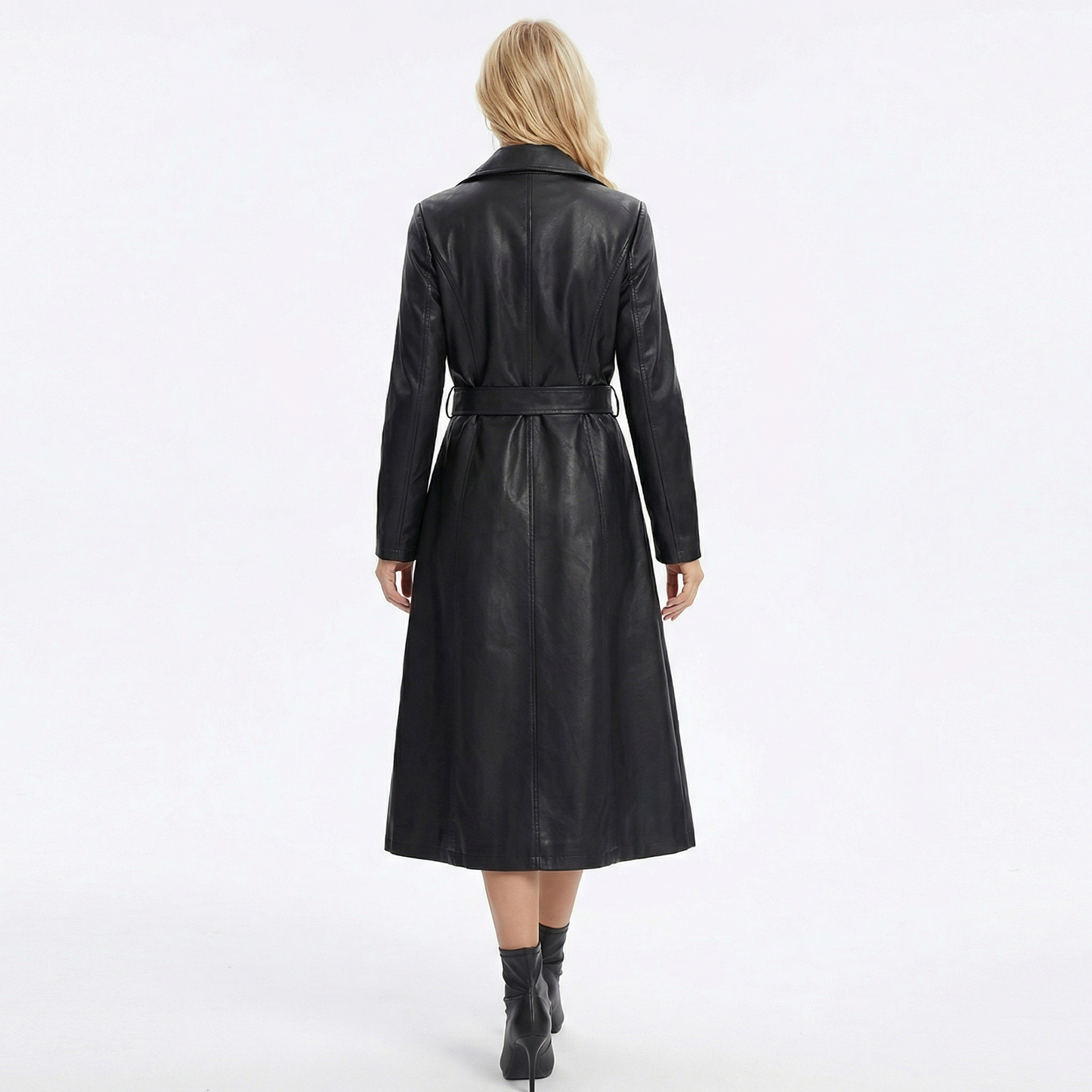 Chelsea | Sheepskin Leather Trench Coat