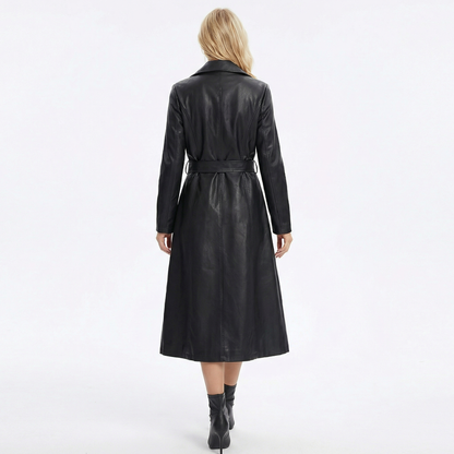 Chelsea | Sheepskin Leather Trench Coat
