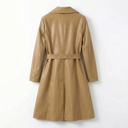 Chelsea | Sheepskin Leather Trench Coat