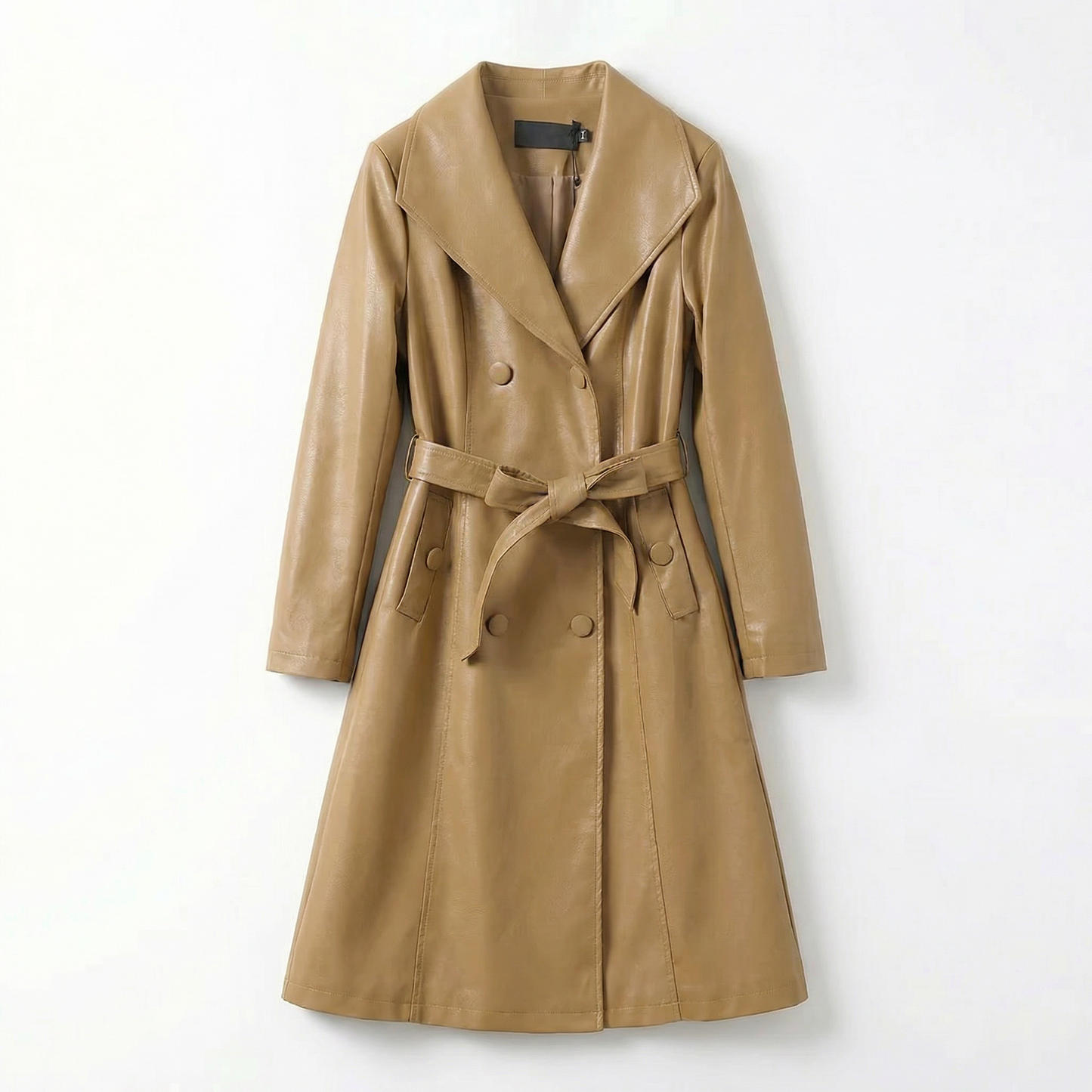 Chelsea | Sheepskin Leather Trench Coat