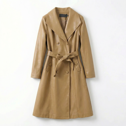 Chelsea | Sheepskin Leather Trench Coat