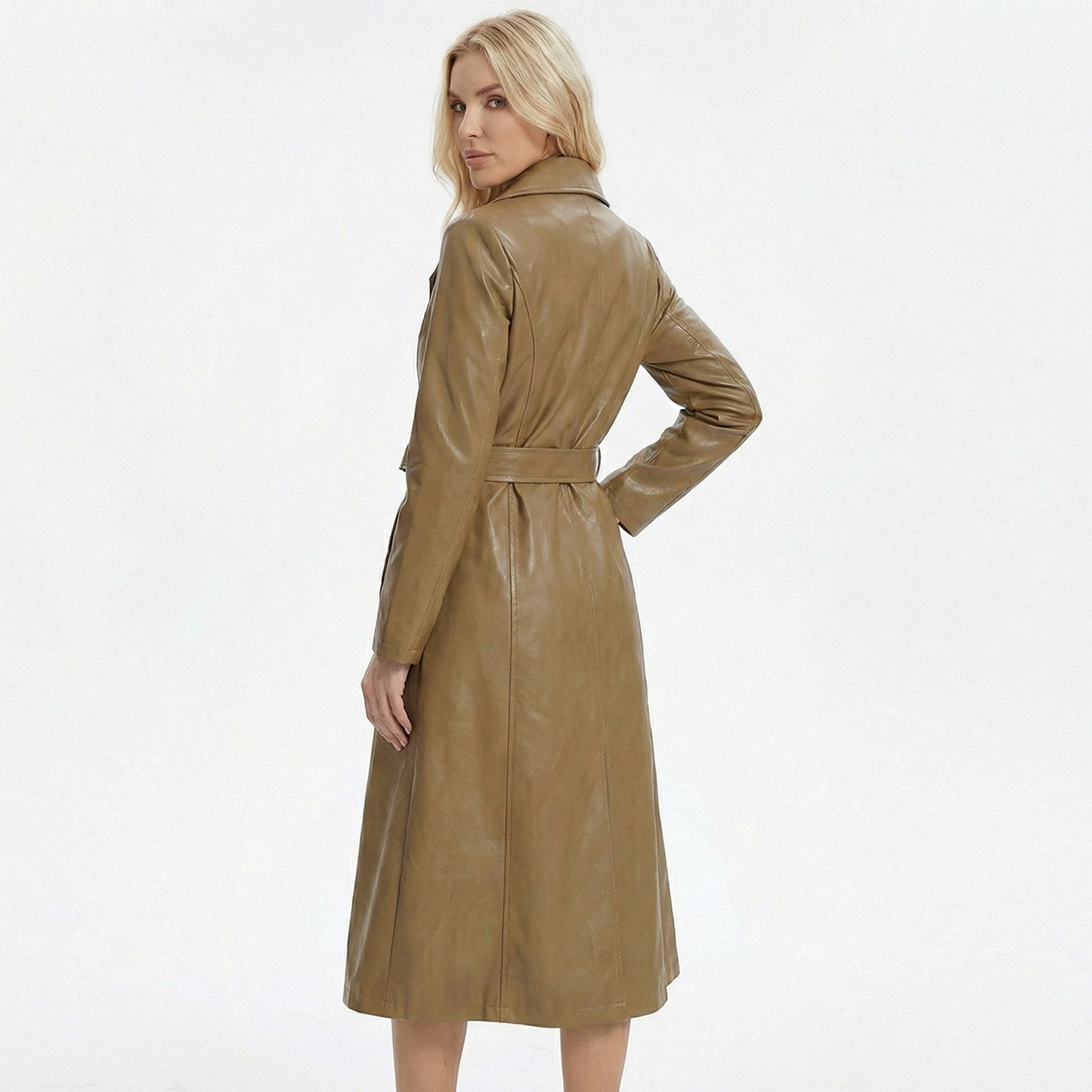 Chelsea | Sheepskin Leather Trench Coat