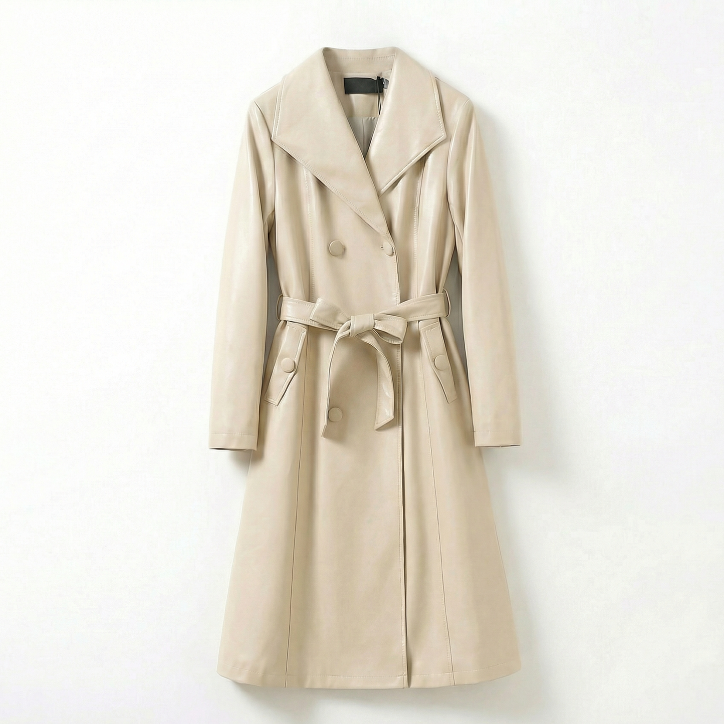Chelsea | Sheepskin Leather Trench Coat
