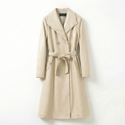 Chelsea | Sheepskin Leather Trench Coat