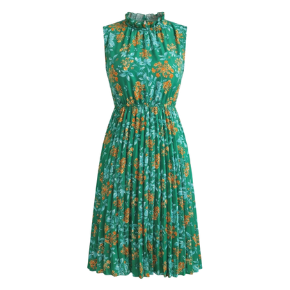 Chloe | Pleated Floral Sundress