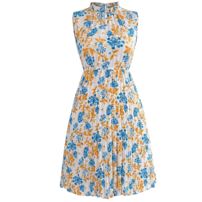 Chloe | Pleated Floral Sundress