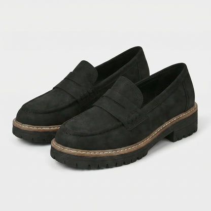 Claudette Women’s Urban Loafers Slip-On Lug-Sole