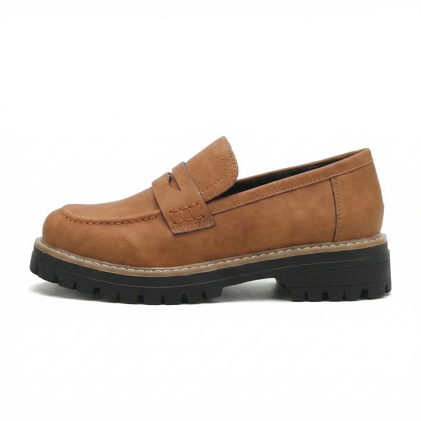Claudette Women’s Urban Loafers Slip-On Lug-Sole