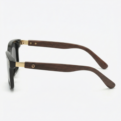 Colette | Polarized Wood Sunglasses