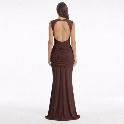 Cora | Women’s High-Neck Maxi Dress