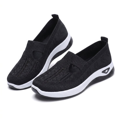 Ease Women's Orthopedic Sneakers Wide Toe Box, Arch Support