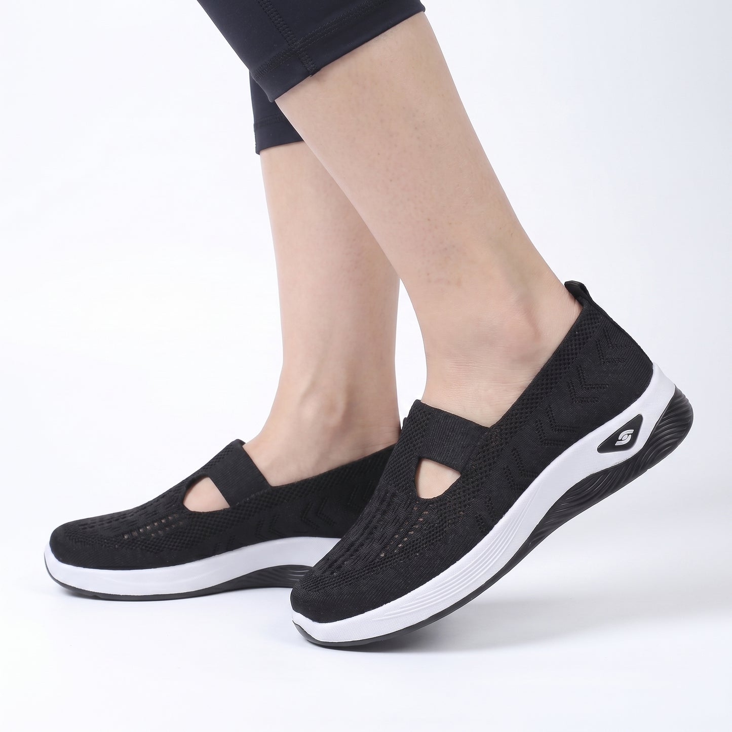 Ease Women's Orthopedic Sneakers Wide Toe Box, Arch Support