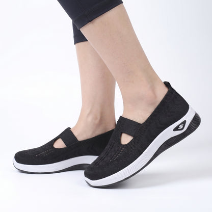 Ease Women's Orthopedic Sneakers Wide Toe Box, Arch Support