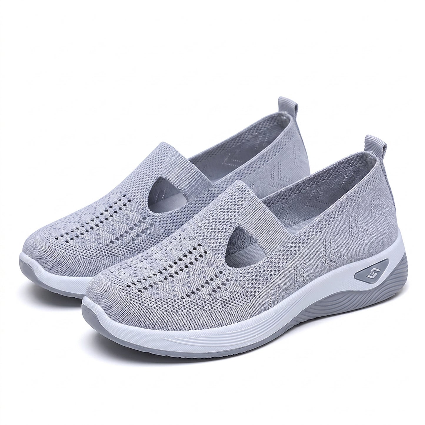 Ease Women's Orthopedic Sneakers Wide Toe Box, Arch Support