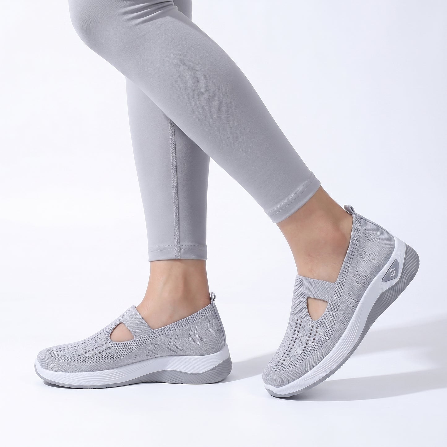 Ease Women's Orthopedic Sneakers Wide Toe Box, Arch Support