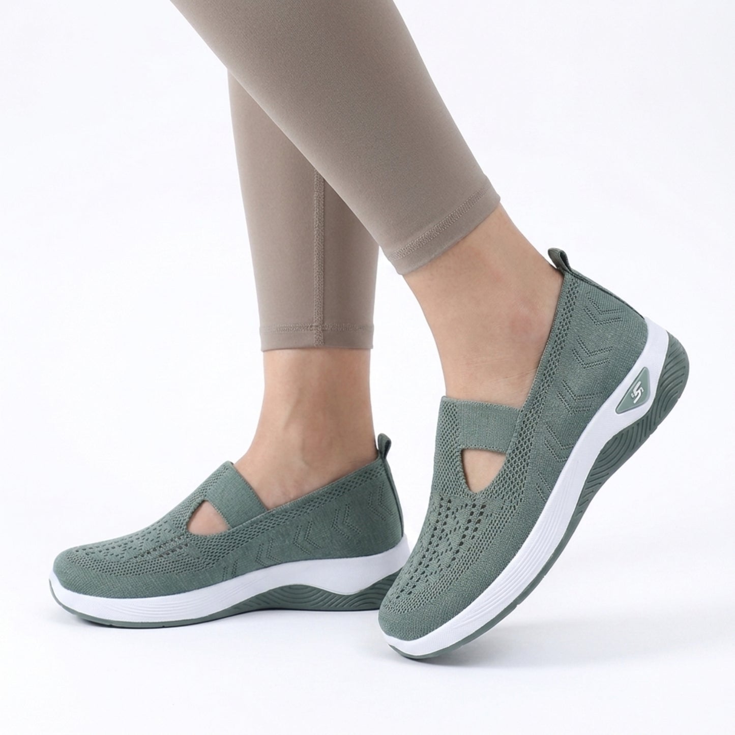 Ease Women's Orthopedic Sneakers Wide Toe Box, Arch Support