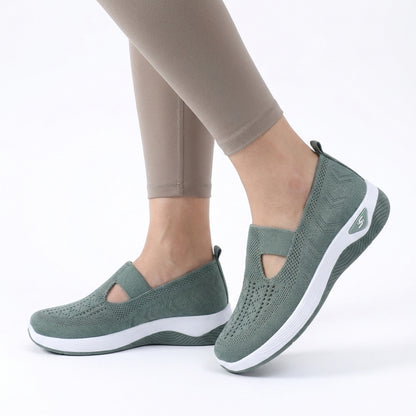 Ease Women's Orthopedic Sneakers Wide Toe Box, Arch Support