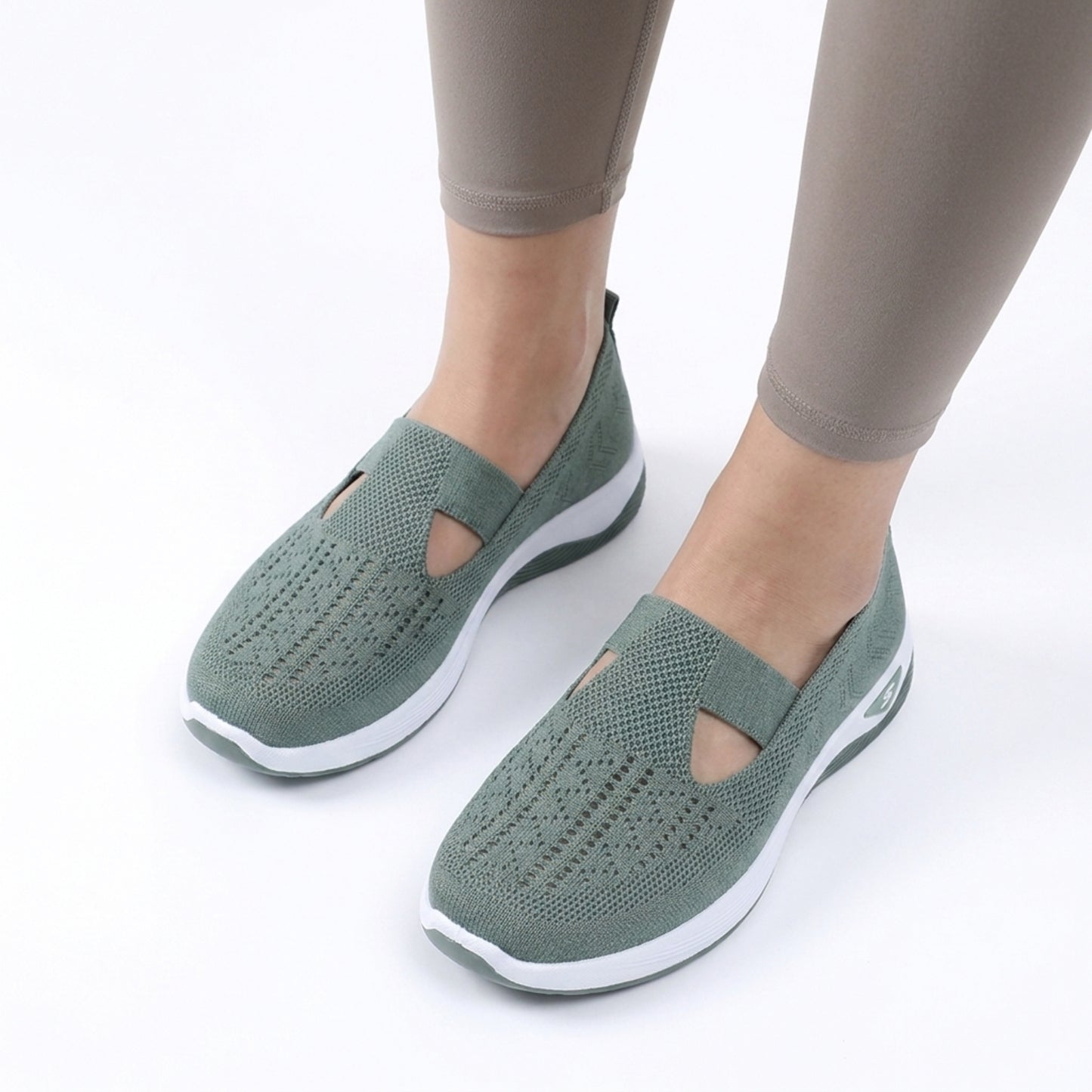 Ease Women's Orthopedic Sneakers Wide Toe Box, Arch Support