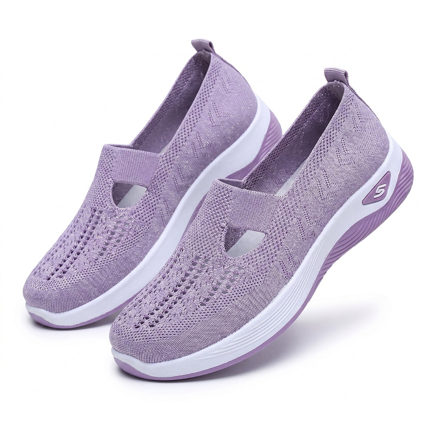 Ease Women's Orthopedic Sneakers Wide Toe Box, Arch Support