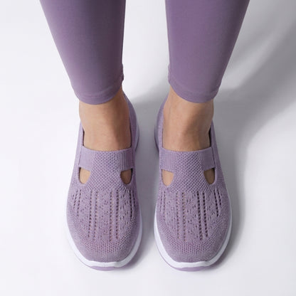 Ease Women's Orthopedic Sneakers Wide Toe Box, Arch Support