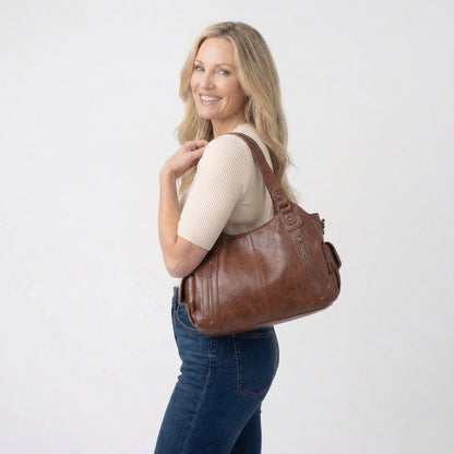 Édith | Women’s Vegan Leather Crossbody Bag Zip