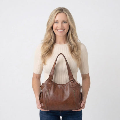 Édith | Women’s Vegan Leather Crossbody Bag Zip