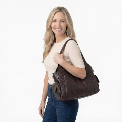 Édith | Women’s Vegan Leather Crossbody Bag Zip