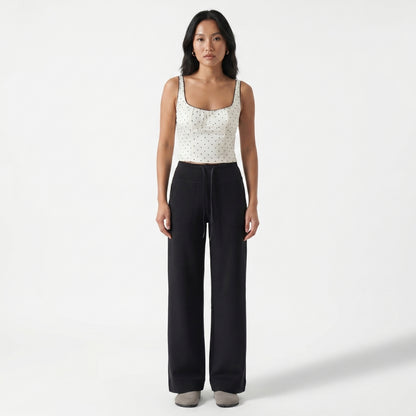 Elara Women’s Modal Wide-Leg Drawstring Pants