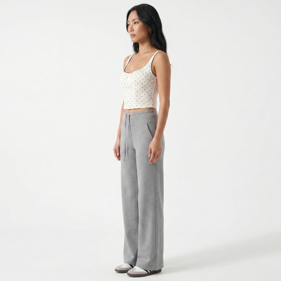 Elara Women’s Modal Wide-Leg Drawstring Pants