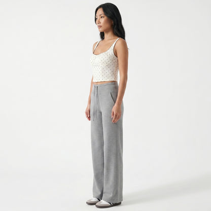Elara Women’s Modal Wide-Leg Drawstring Pants