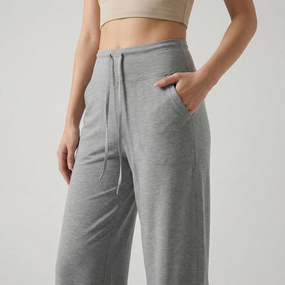 Elara Women’s Modal Wide-Leg Drawstring Pants