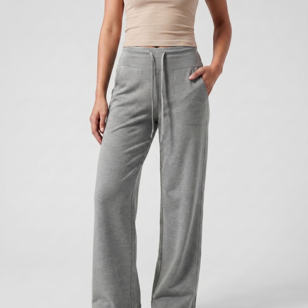 Elara Women’s Modal Wide-Leg Drawstring Pants