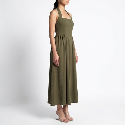 Éliane Women’s Halter Neck Maxi Dress