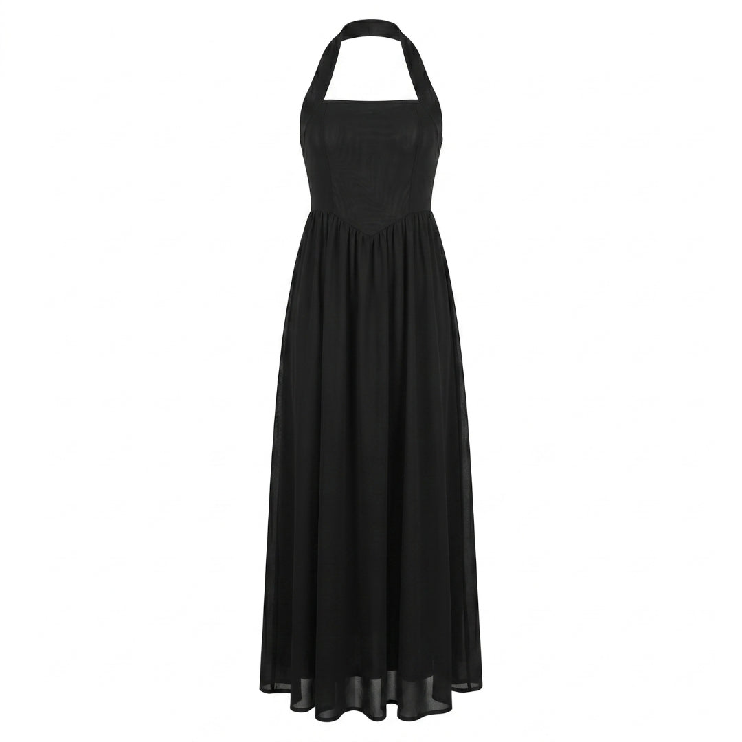 Éliane Women’s Halter Neck Maxi Dress