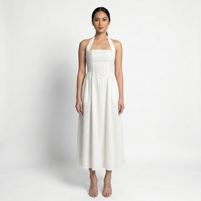 Éliane Women’s Halter Neck Maxi Dress