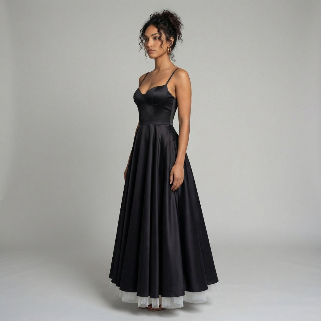 Elise | Tulle Midi Dress