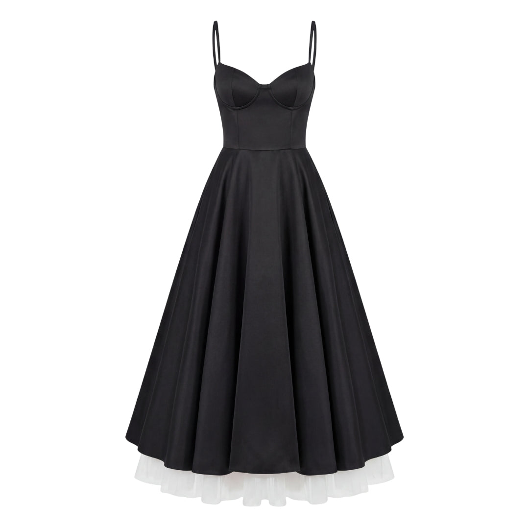 Elise | Tulle Midi Dress