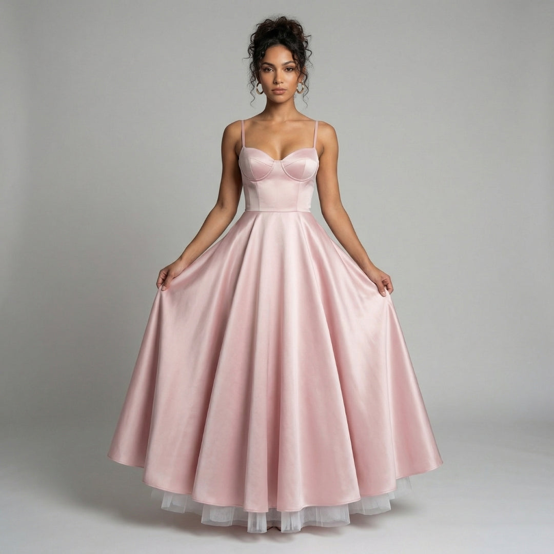 Elise | Tulle Midi Dress