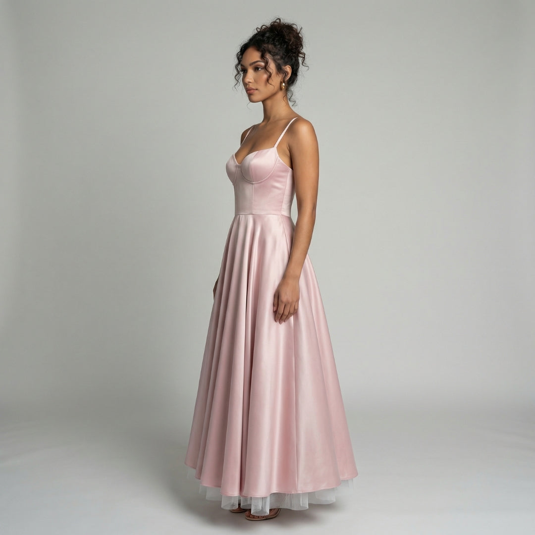 Elise | Tulle Midi Dress