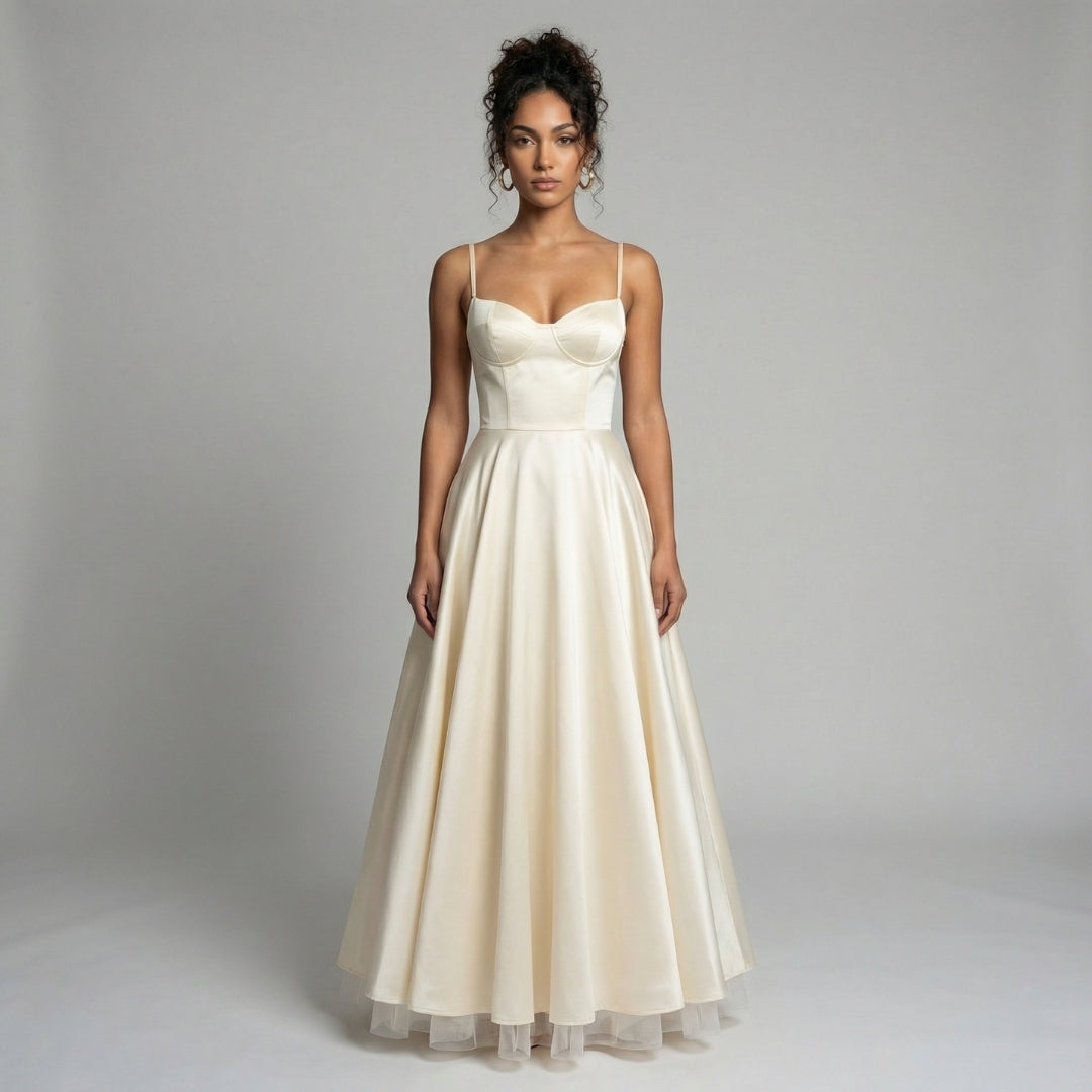 Elise | Tulle Midi Dress
