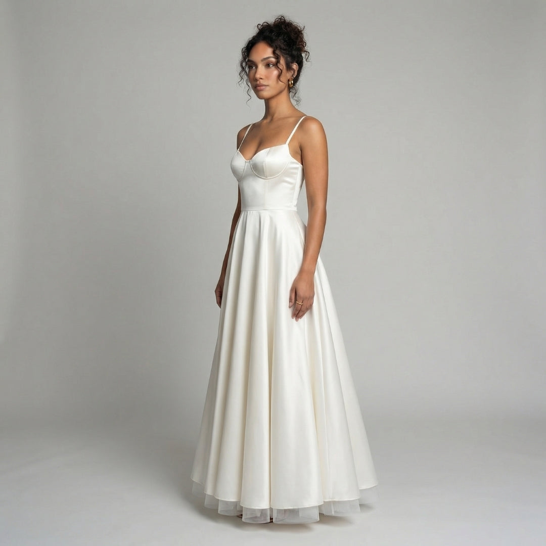 Elise | Tulle Midi Dress